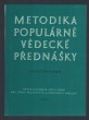 Metodika populárně vědecké přednášky