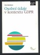 Osobní údaje v kontextu GDPR