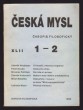 Česká mysl 1-2/1992
